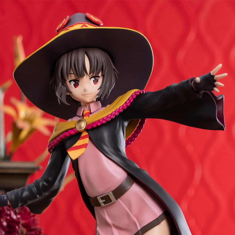 Figura Megumin Konosuba – Chomusuke Ver, PVC 19 Cm, Modello Da Collezione Per Fans, Regalo Compleanno