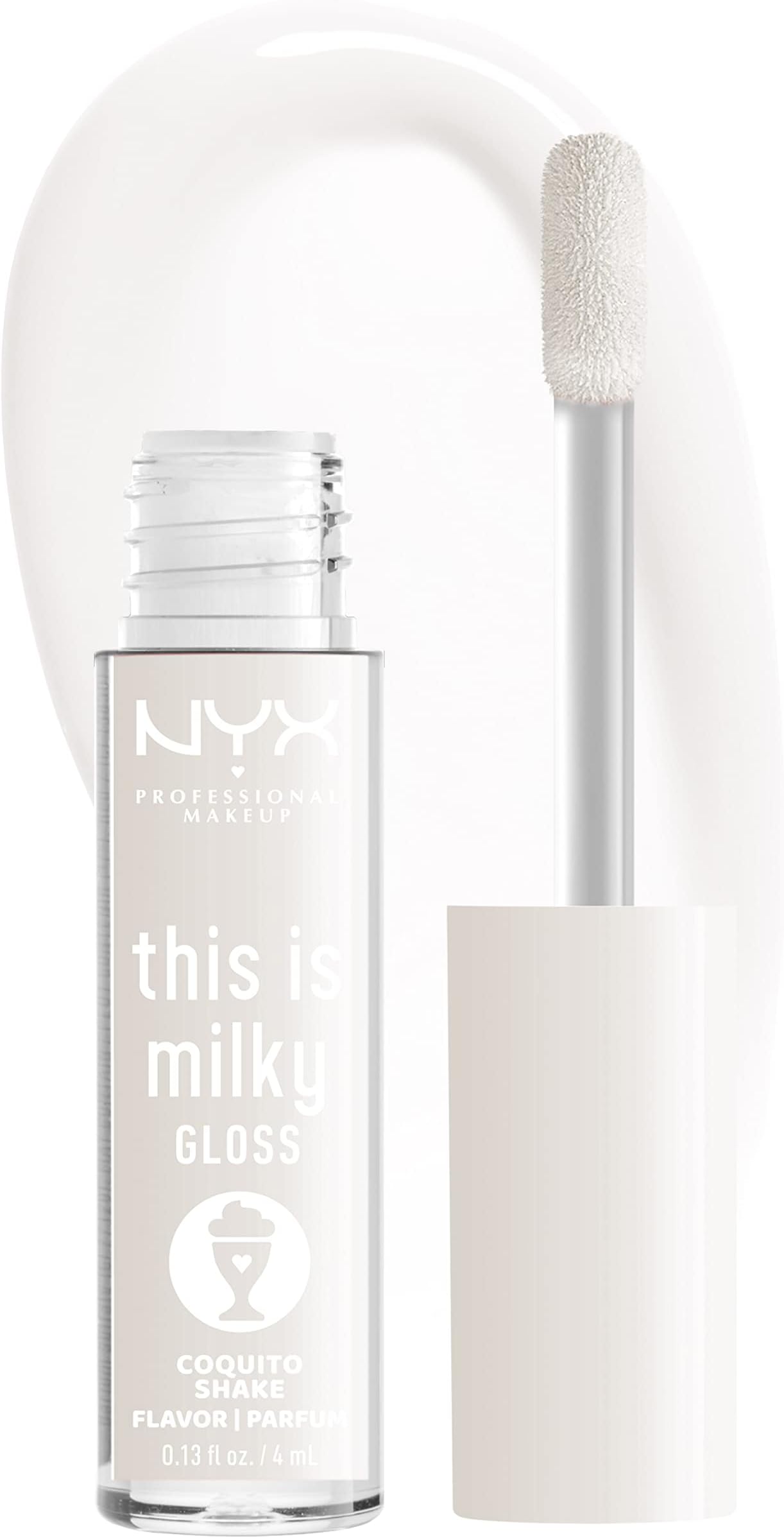 This Is Milky Gloss, Lip Gloss with 12 Hour Hydration, Vegan - Coquito Shake (Milky Clear)