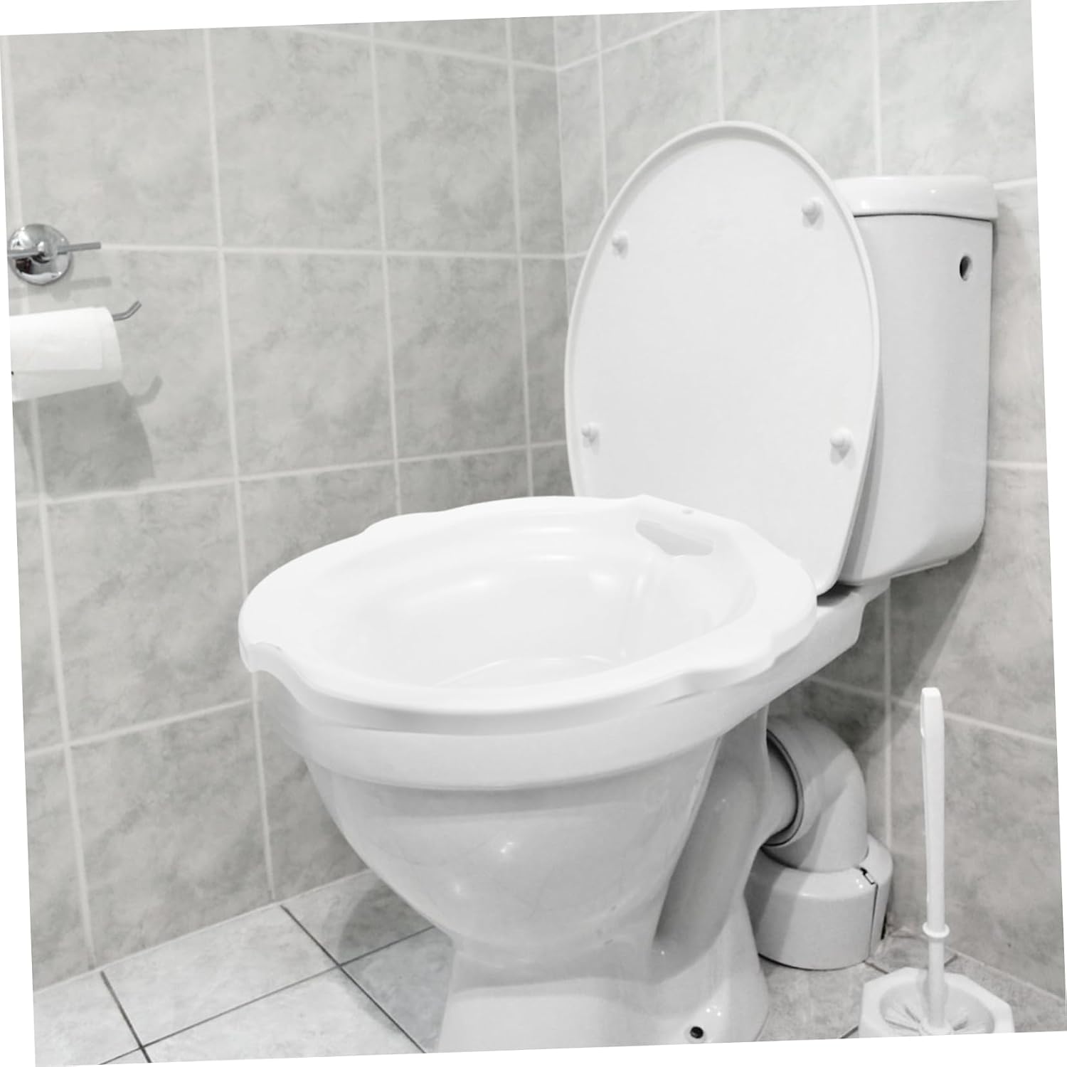 SECFOU Sitz Bath for Toilet Postoperative Care Basin Hip Bath Basin Thickened Pp Material