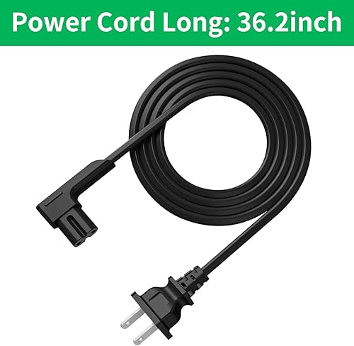 Miniatura 7 de Extensión de cable de alimentación de 3 pies para Sonos One, One SL y Play 1, cable de alimentación de repuesto con calcomanías de piel de madera,
