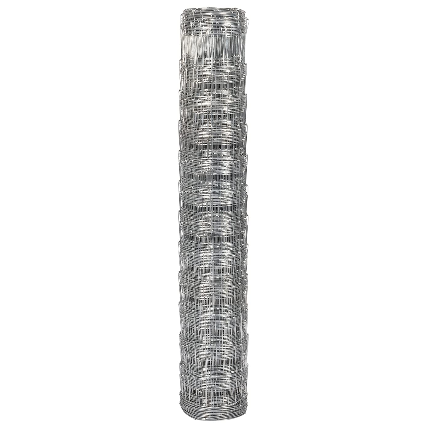 VOSS.farming 50m Wildzaun 125/13/15 Drahtzaun 125cm hoch verzinkt Knotengittergeflecht, Wildabwehr, Forstzaun, 2,0mm Draht, Weidezaun, Verbissschutz