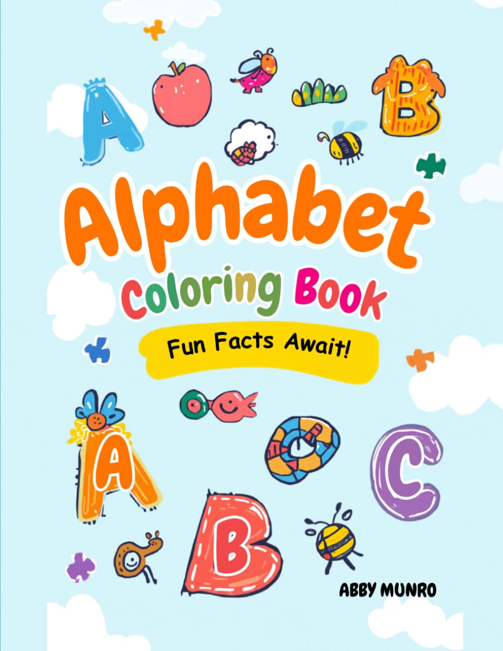 Alphabet Colouring Book with Fun Facts!