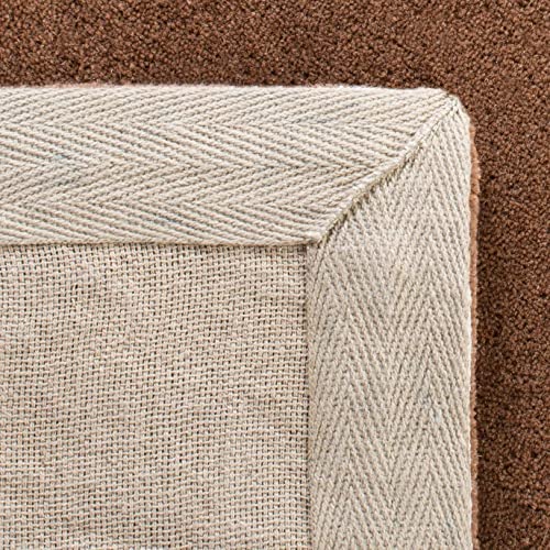 Image of Leaf & Flora Pattern Woolen Carpet for Living Room Bedroom and Hall Size 6 x 8 Feet Color Multi