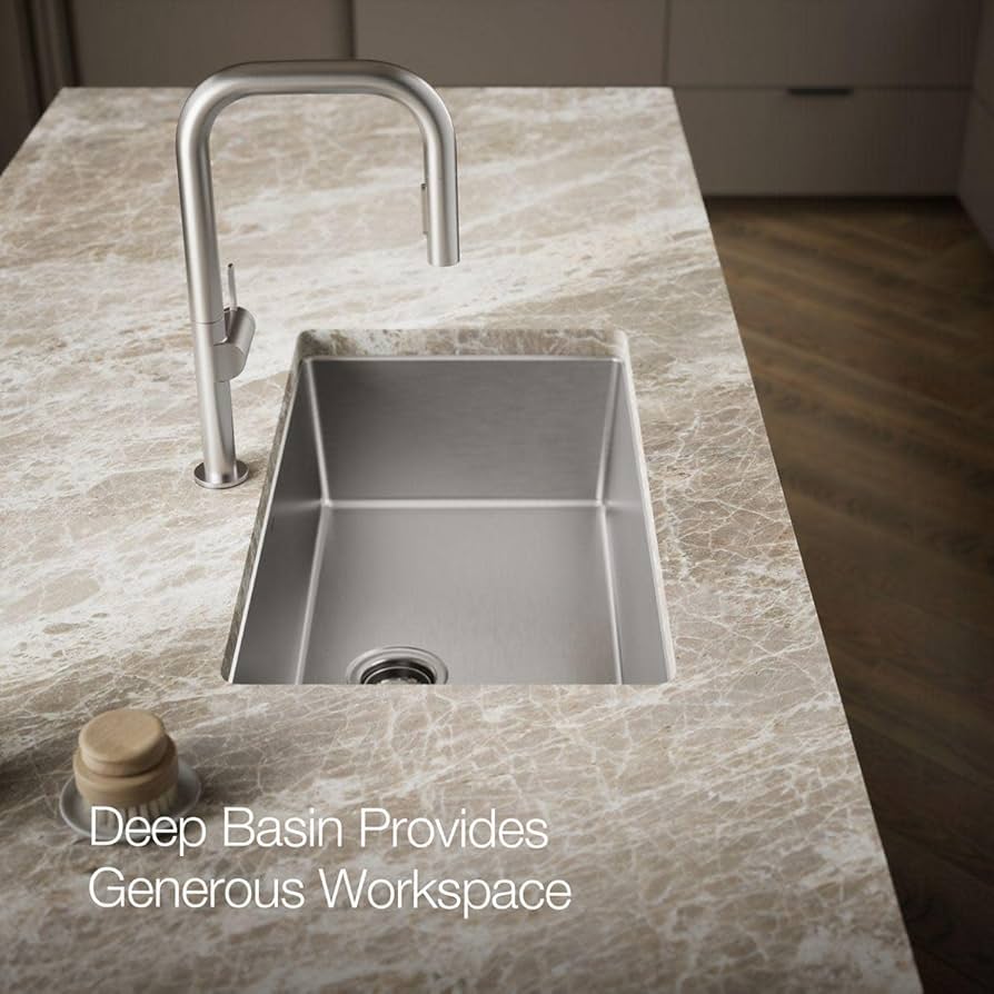 K★ KDKSC 22 Inch Undermount Bathroom Sink Rectangular