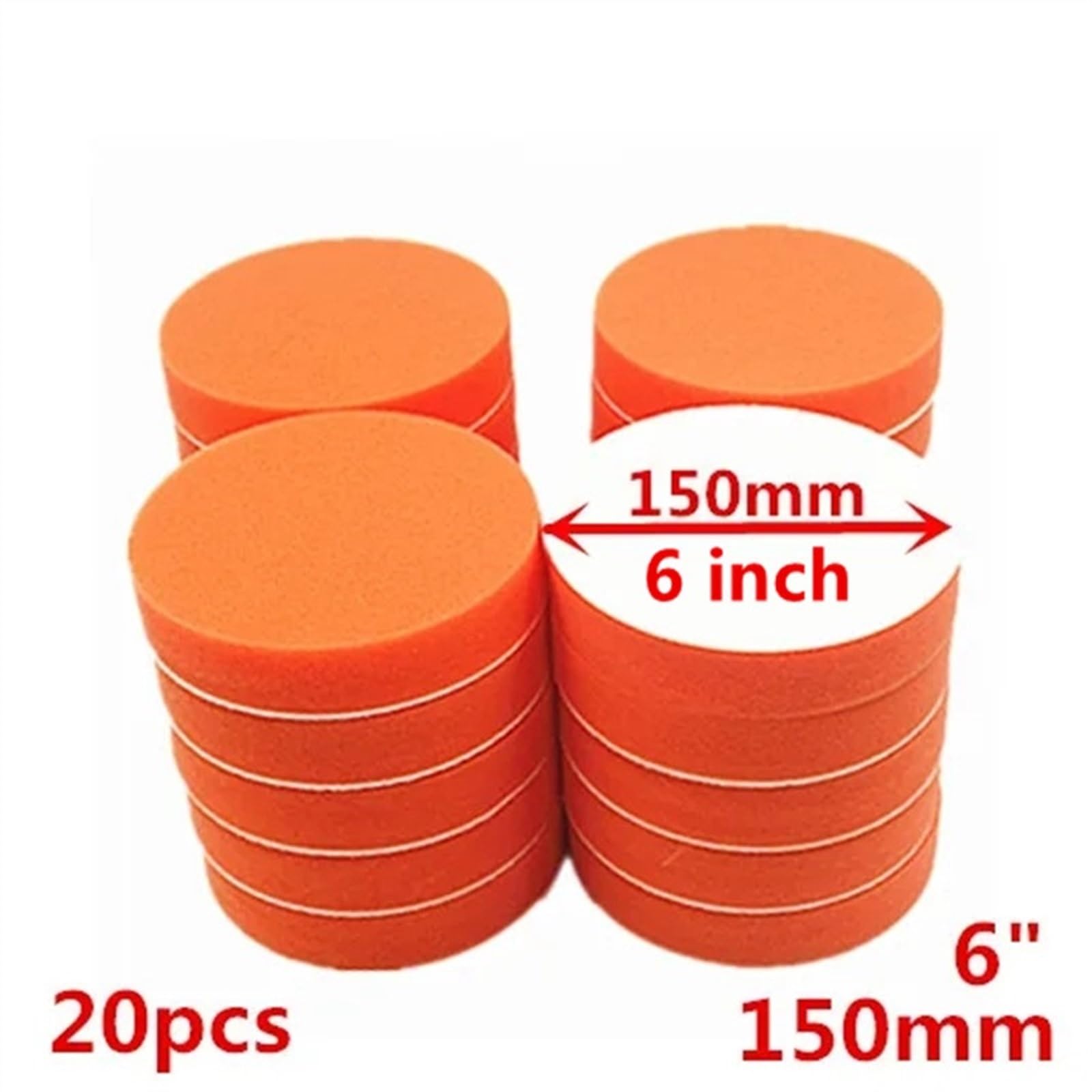 20 Teile/satz 150mm Gross Polieren Polieren Pads 6 Zoll