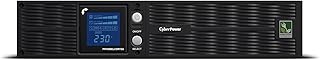 CyberPower PR1000ELCDRT2U Smart App Sinewave UPS System, 1000VA/900W, 8 Outlets, AVR, 2U Rack/Tower