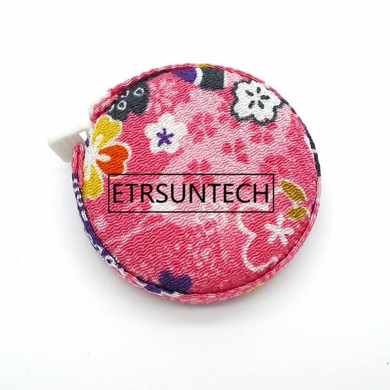 150CM New Portable Ruler Tape Measure Fabric Covered Tailor Ruler Sewing Tools Accessories QW7239