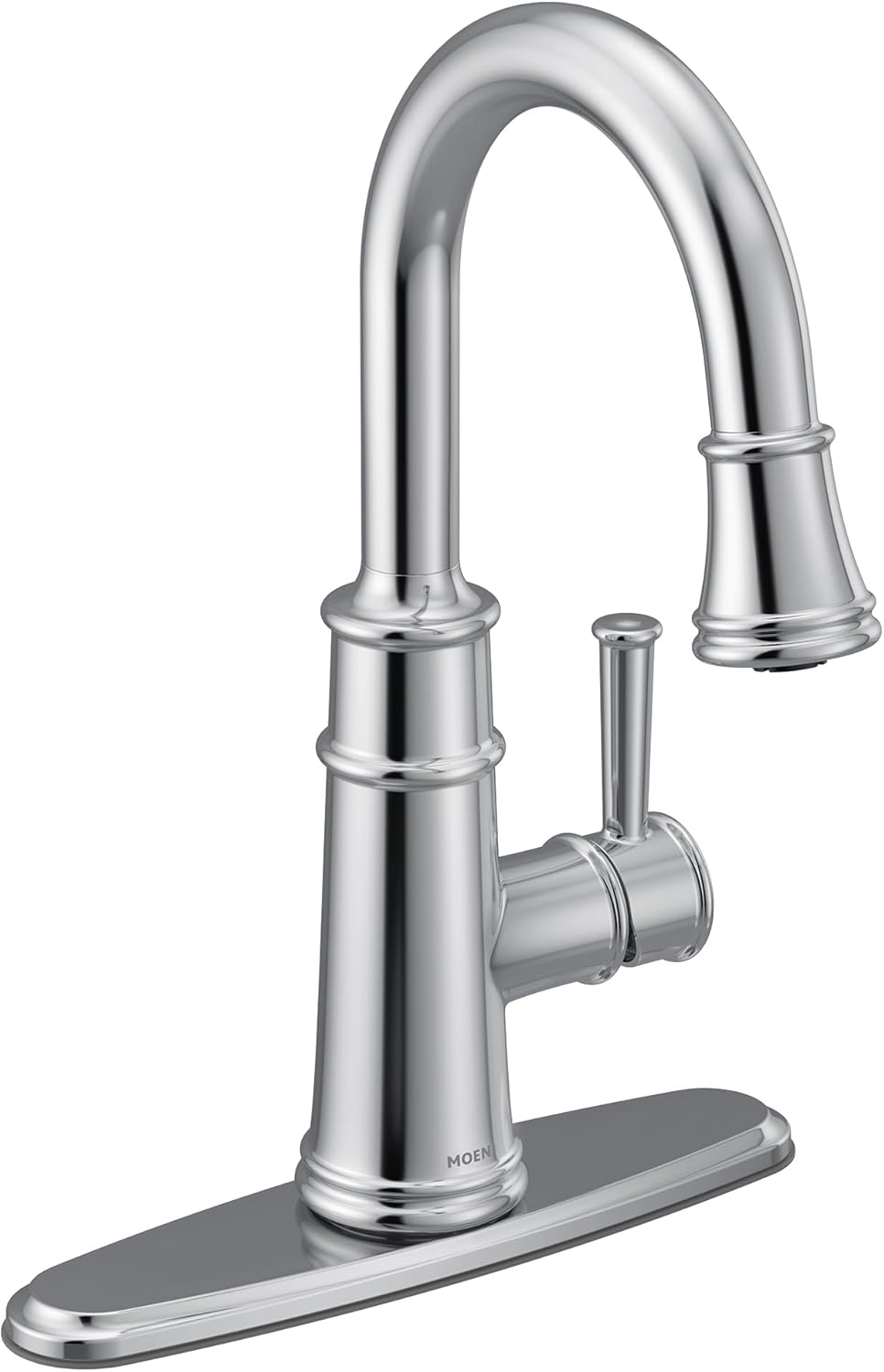 Moen 6260ORB Belfield One-Handle Pulldown Bar Faucet with Power Clean Featuring Reflex, Oil Rubbed Bronze