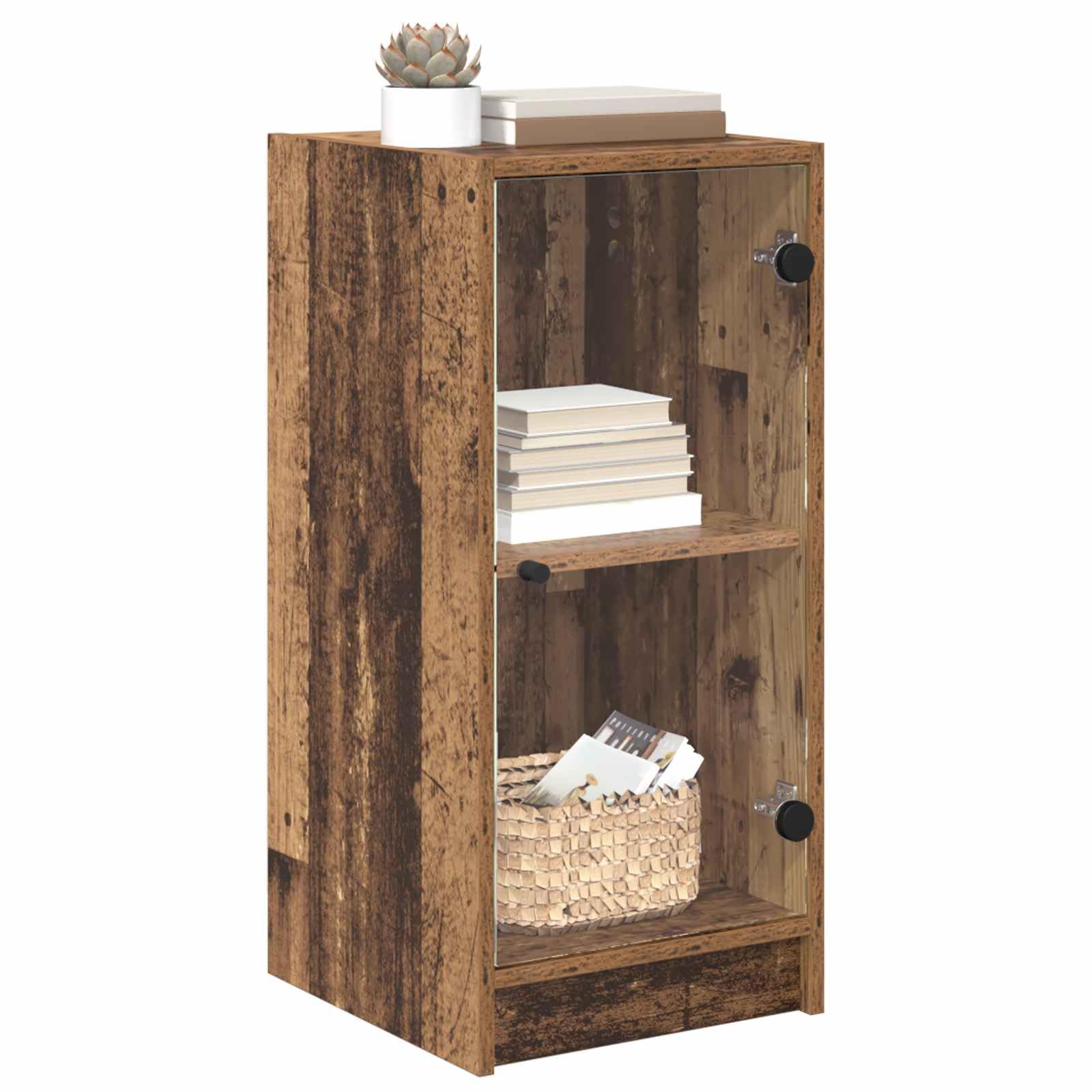 vidaXL Buffet Bois Ancien 35 x 37 x 76 cm Bois d'ingénierie