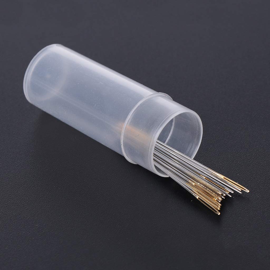 YUSHU - 100 Aghi Per Ricamo Punto Croce, Misura 26, In Acciaio Inox, Per Tessuto 14 CT, Kit Cucito Fai Da Te - 2