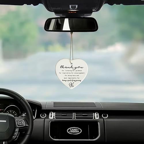 Miniatura 5 de Letrero de recuerdo de cerámica con texto en inglés "Thank You for Being a Part of My Journey", regalo de agradecimiento para amigos, compañeros de