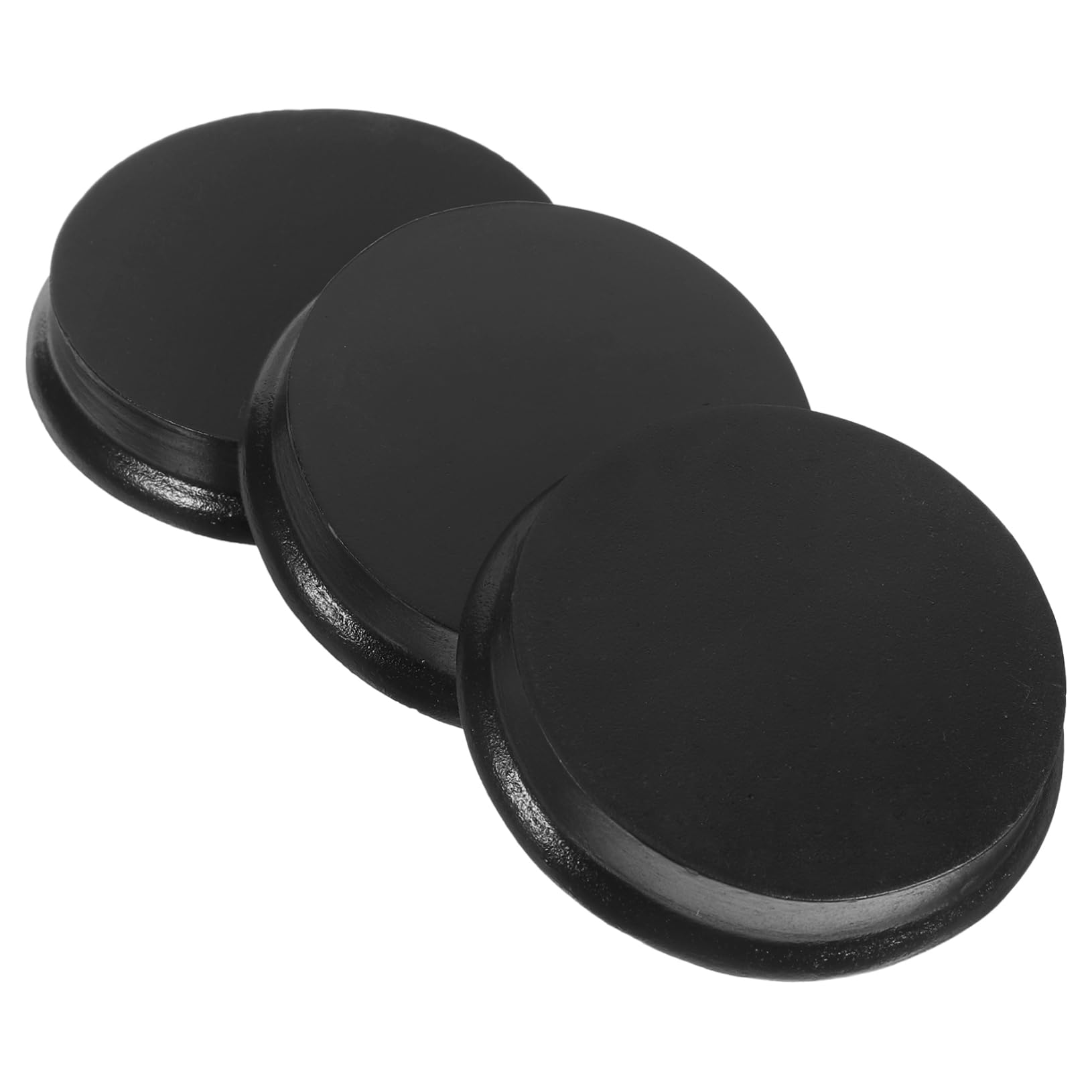PRETYZOOM 12 Pièces base de - Mini socle pour figurine Base pour figurine petit socle miniature mini bases rondes mini base ronde pour bases de mini-poupées simples Bois