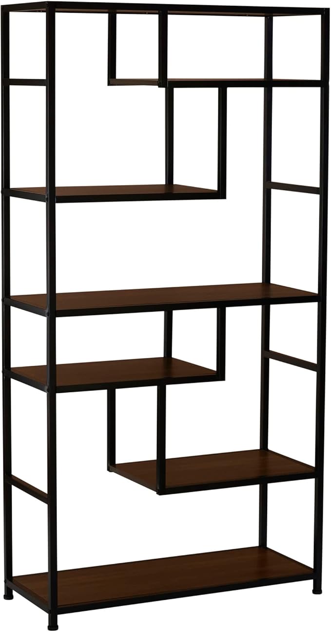 Household Essentials Jamestown Tall 6 Shelf Open Storage