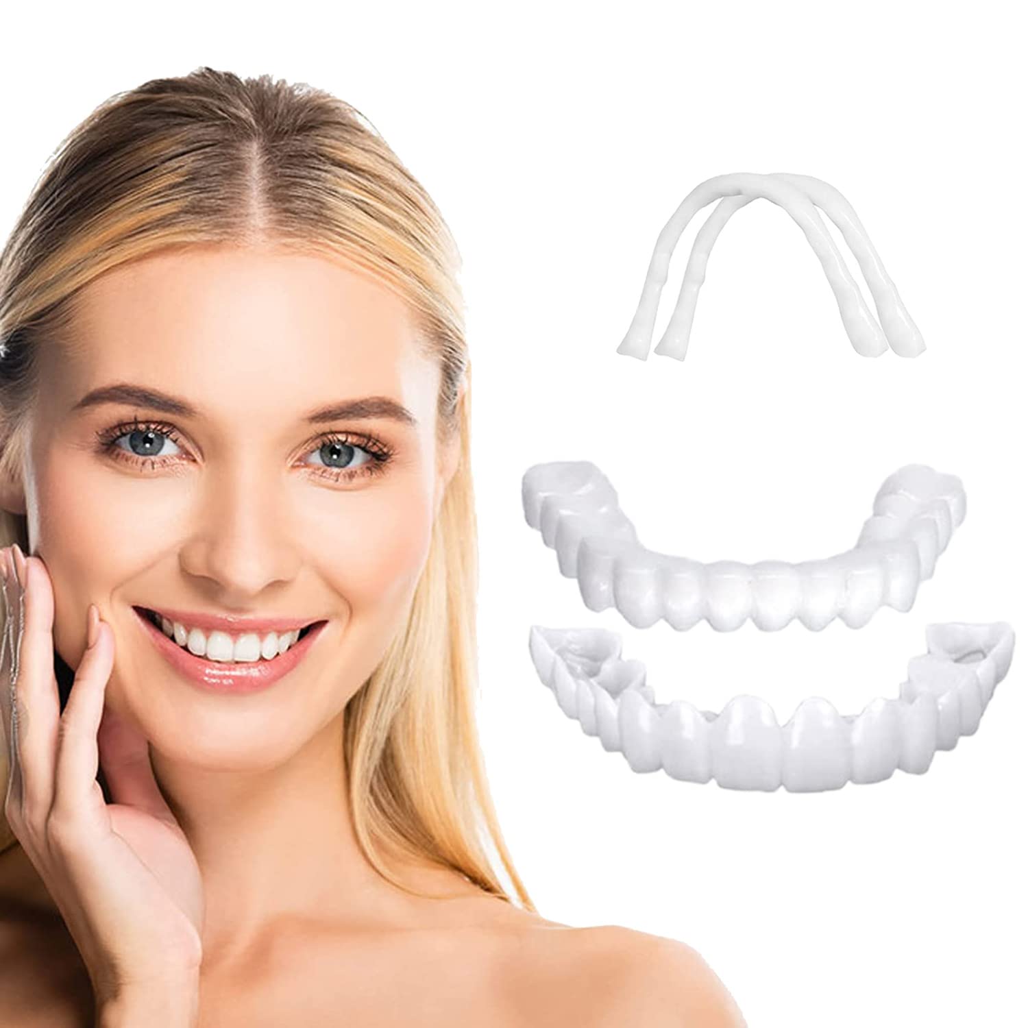 Buy Fake Teeth Dental Veneers for Upper and Lower Jaw, Veneers