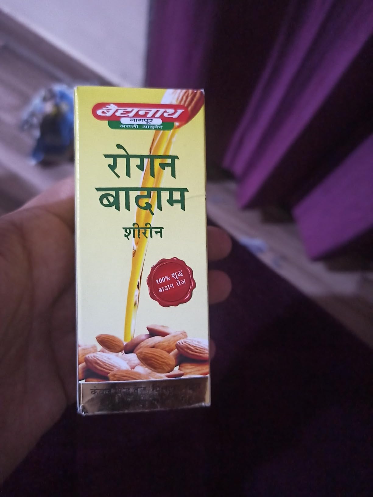 Baidyanath Asli Ayurved Rogan Badam Shirin (Sweet Almond Oil) 100Ml ...
