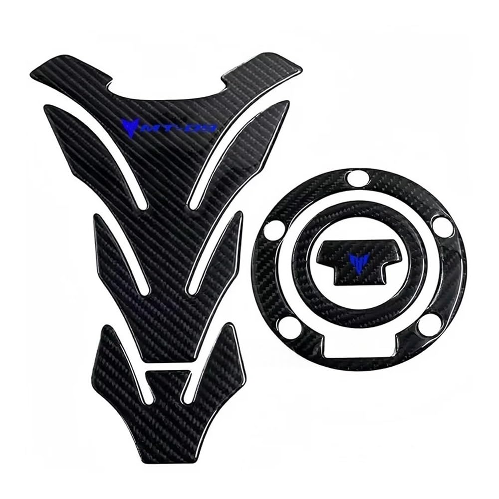 Fuel Tank Stickers Carbon Fiber Motorcycle Fuel Tank Pad Cover Protector Decal Stickers for MT09 MT-09 Mt09