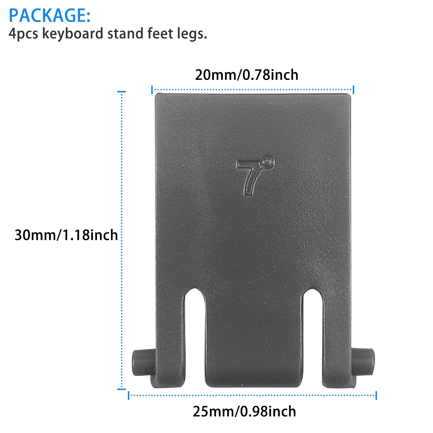 Pieds De Rechange Pour Clavier Logitech K230 / MK230 - Set De Supports, Neuf