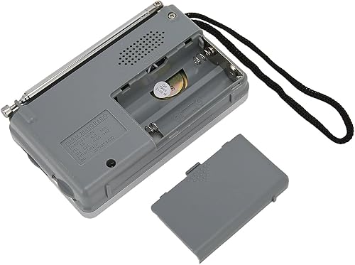 Miniatura 8 de Radio portátil, radio de bolsillo AM FM, funciona con pilas, altavoz premium, conector para auriculares, adecuado para regalos, ancianos, familia,