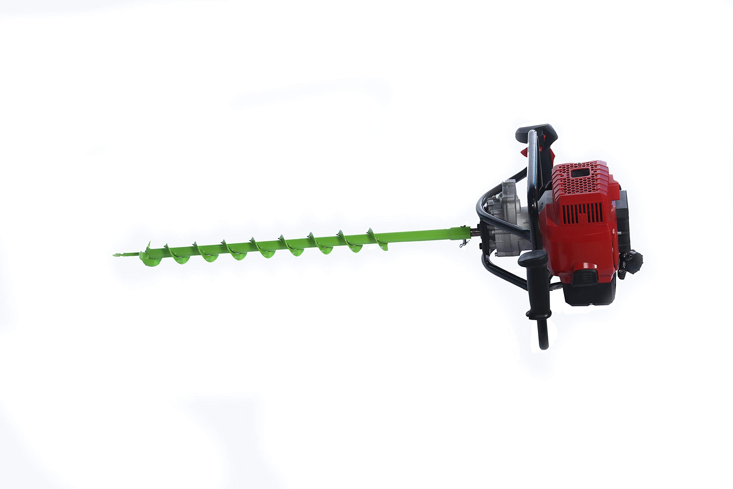 WERHE barrena de tierra 60mm compatible con Stihl BT 106 C BT 120 C BT 121 BT 130 BT 131 – punta de perforación precisa de acero robusto