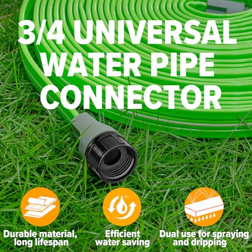 image for LAVEVE Sprinkler Hose for Yard, Garden Soaker Hose Leakproof, Heavy Du