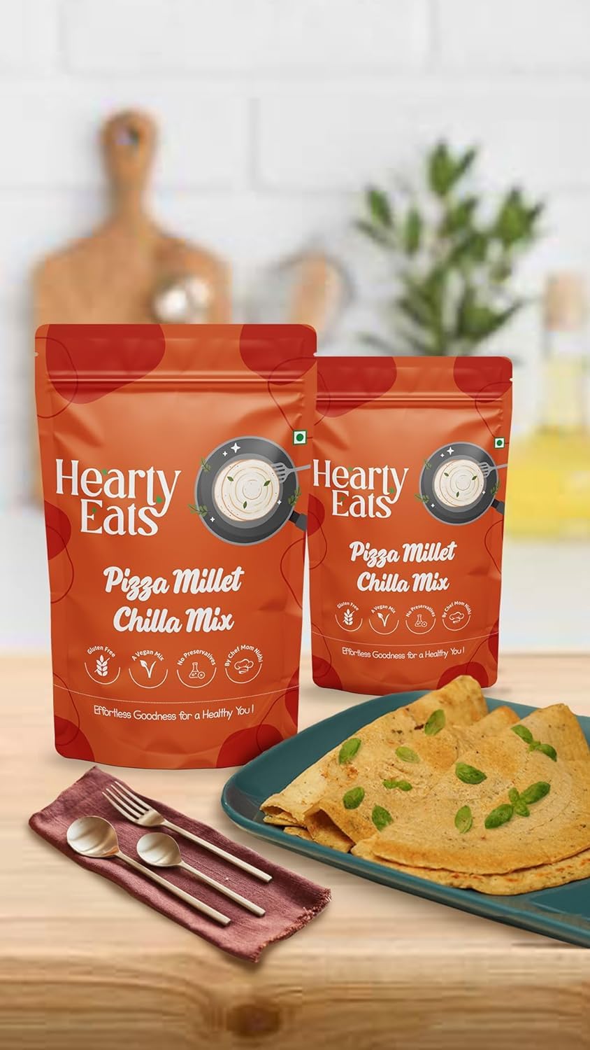 See full amazon price history chart for Hearty Eats Pizza Millet Chilla Dosa Mix, Natural Healthy Protein & Energy Rich Breakfast | No Maida, No Refined Sugar (225 Grams, Vegan, Pack of 2) Hearty Eats Pizza Millet Chilla Dosa Mix, Natural Healthy Protein & Energy Rich Breakfast | No Maida, No Refined Sugar (225 Grams, Vegan, Pack of 2) (B0CXJZF374) Amazon Price History, Amazon Price Tracker