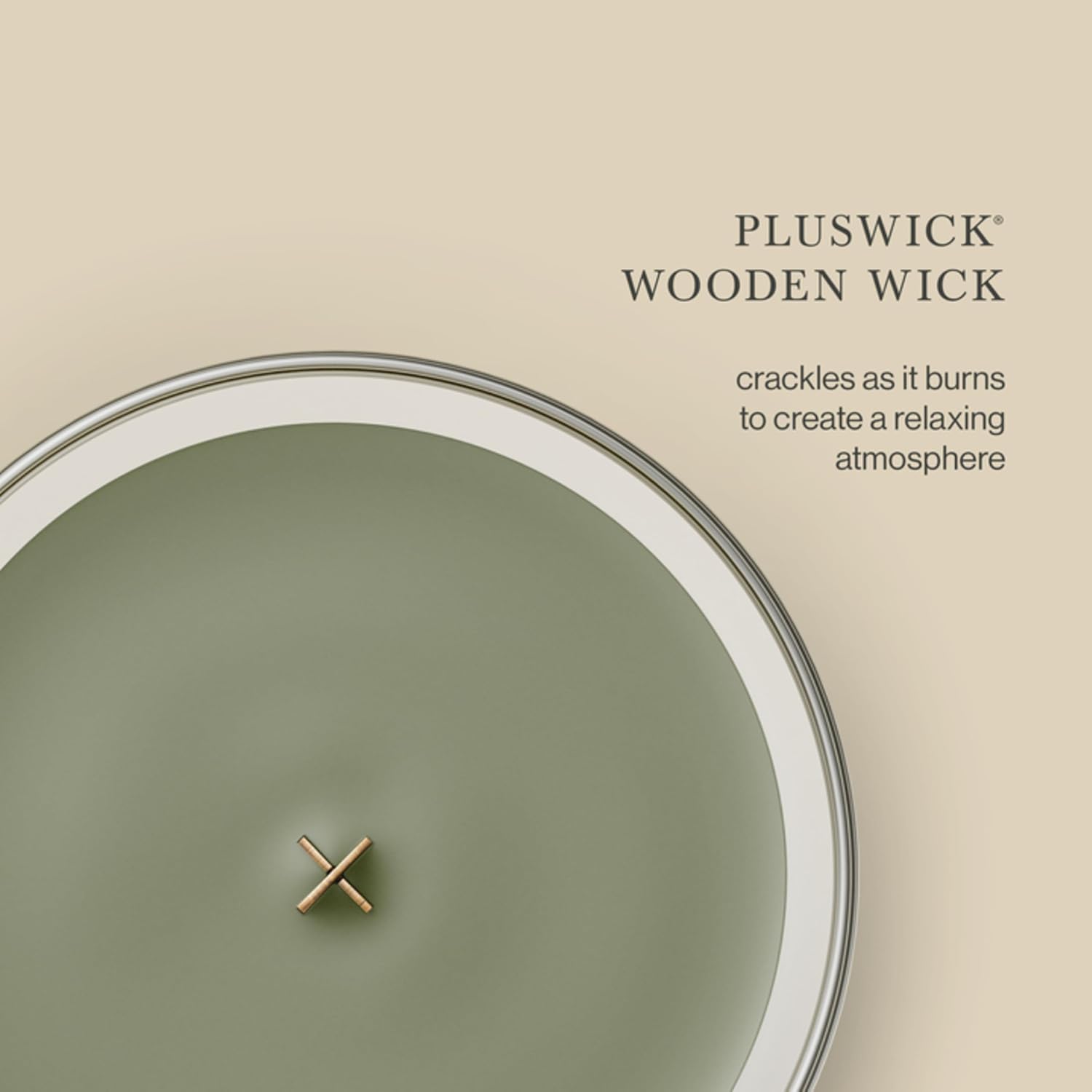 WoodWick Verdant Woods Tri-Scented Candle, Crackling Wick, 21.5oz image 5