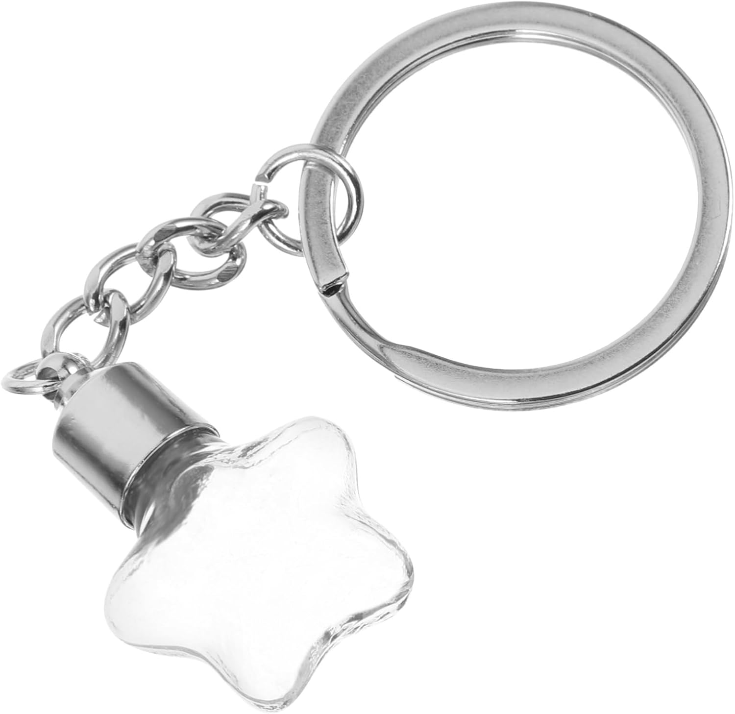 Creative Wishing Bottle Keychain Small Glass Vials Pendant for Projects As Party Favors Wedding Versatile and Easy to Clean