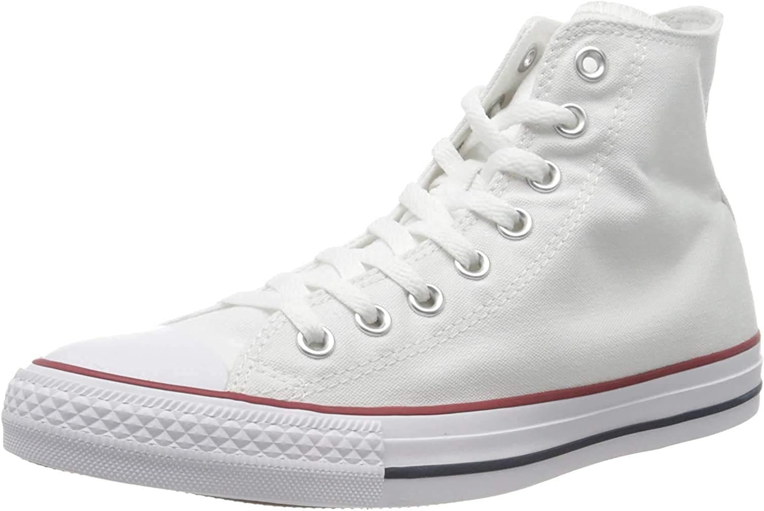 Converse Chuck Taylor All Star Seasonal Canvas High Top Sneaker (11 B(M) US Women / 9 D(M) US Men, Optical White)