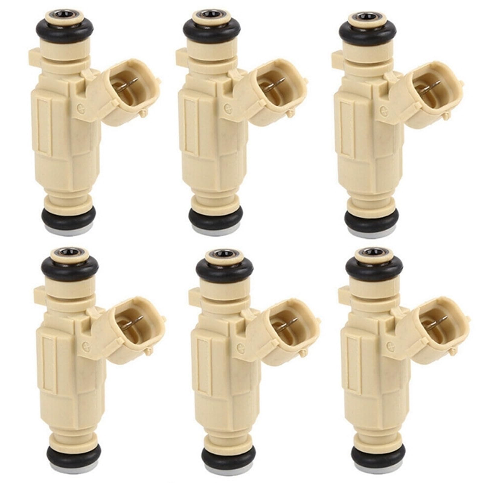 Fuel Injector Nozzle Fit for Hyundai Elantra Tiburon Tucson Santa FE 35310-23600 9260930013 3531023600 6Pcs Fuel Injector Fuel Injector