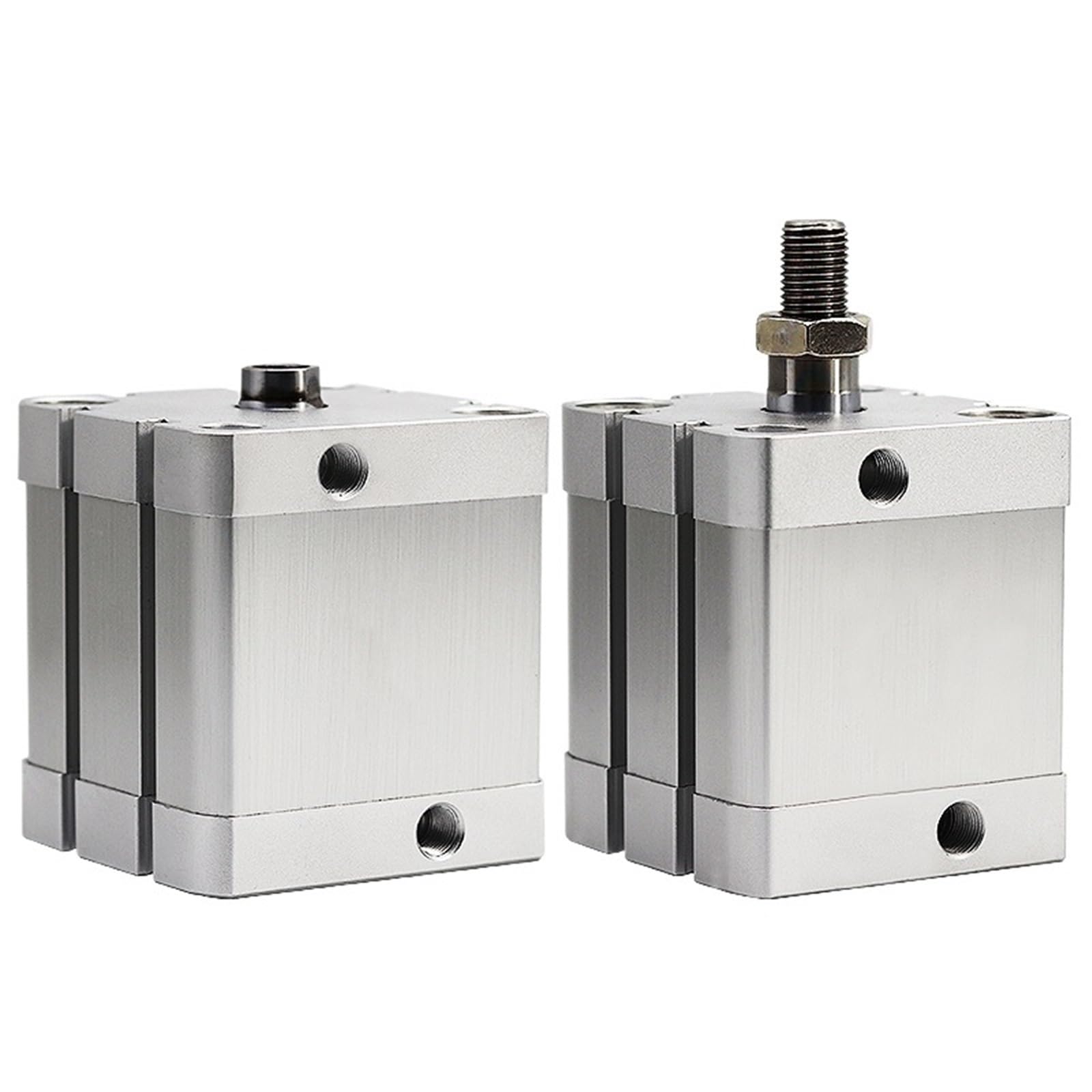 ADN80 x 5/10/15/20/25/30/45/50/80-A-P-A männlich weiblich Doppelwirkung ADN kleiner Lsquare Luft-Pneumatikzylinder (ADN80 x 40, Außengewinde)