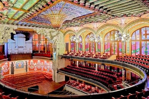BARCELONA - Palau de la M&uacute;sica Catalana, interior - audio guide tour of Barcelona (English)