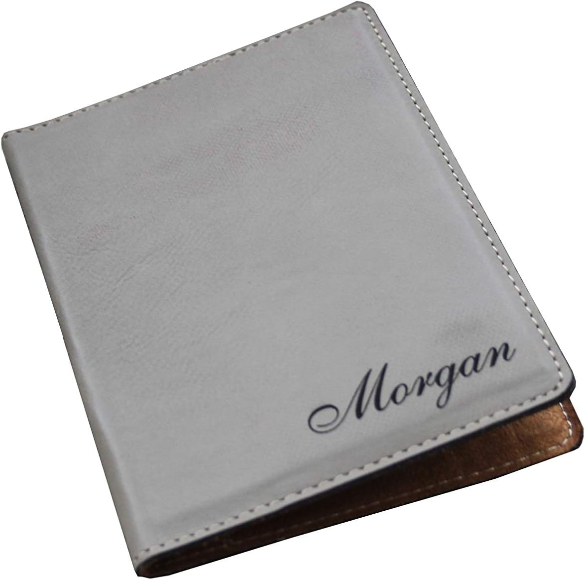 Personalized Passport Cover Engraved for Free (Grey)