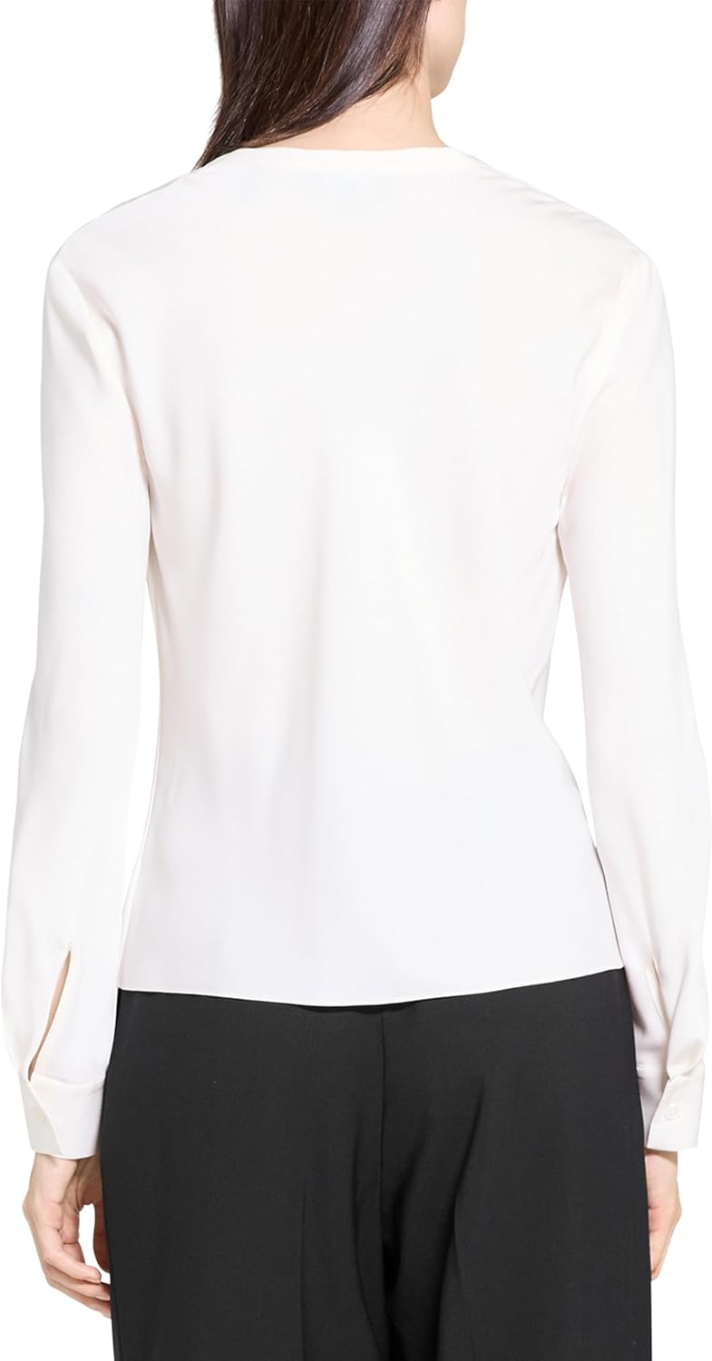 Theory Women's Silk Cowl Blouse - Image 3