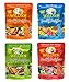 Wellness Healthy Indulgence Grain-Free Cat Food Variety Pack - 4 Flavors (Tuna, Turkey & Chicken, Salmon & Tuna, and Chicken & Chicken Liver Recipes) - 3oz Each (4 Total Pouches)