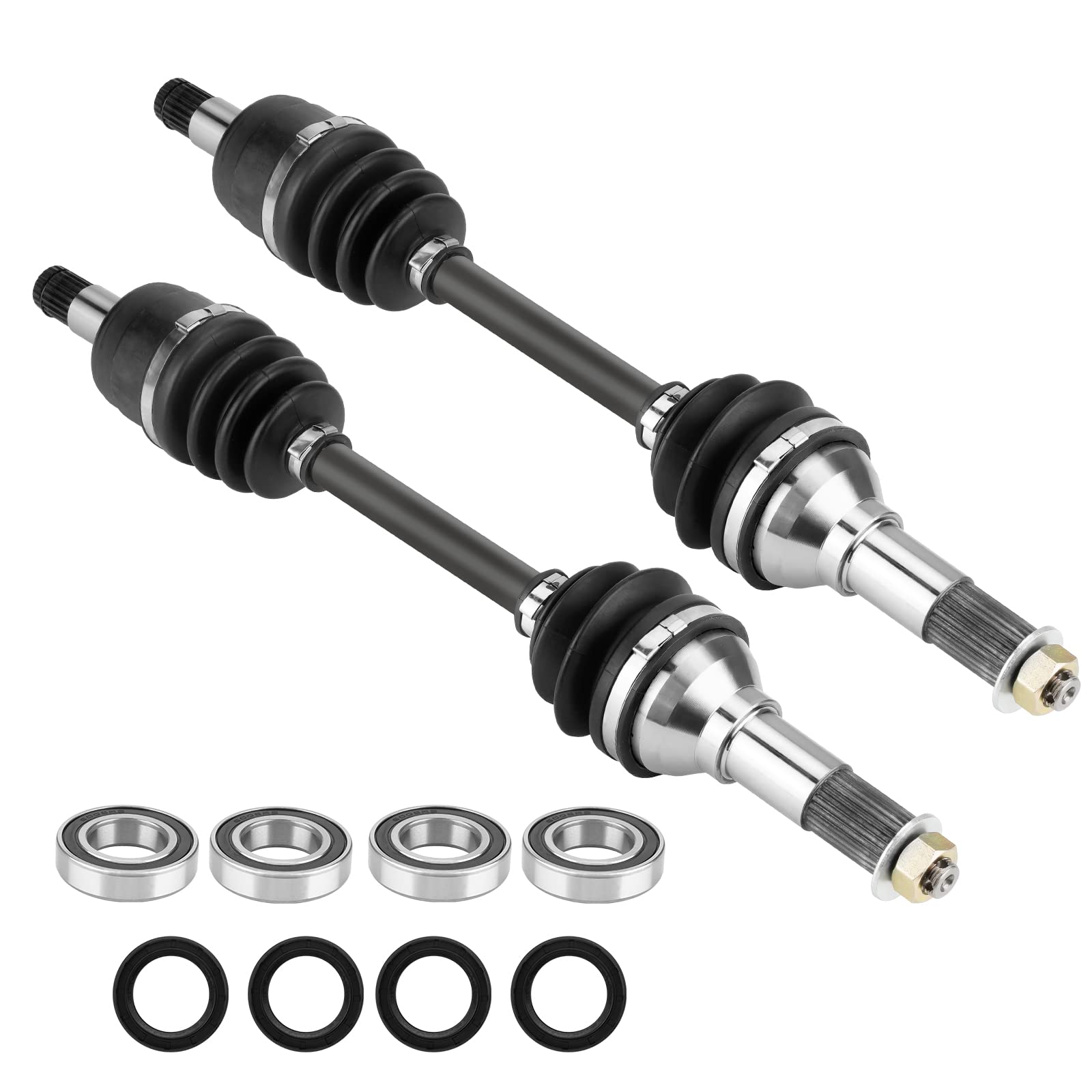 Chabushi CV Axle & Wheel Bearing Front Left/Right Assembly for Yamaha Grizzly 350 (without IRS) 2007-2011, Grizzly 400 2007 2008, Kodiak 400 2003-2006