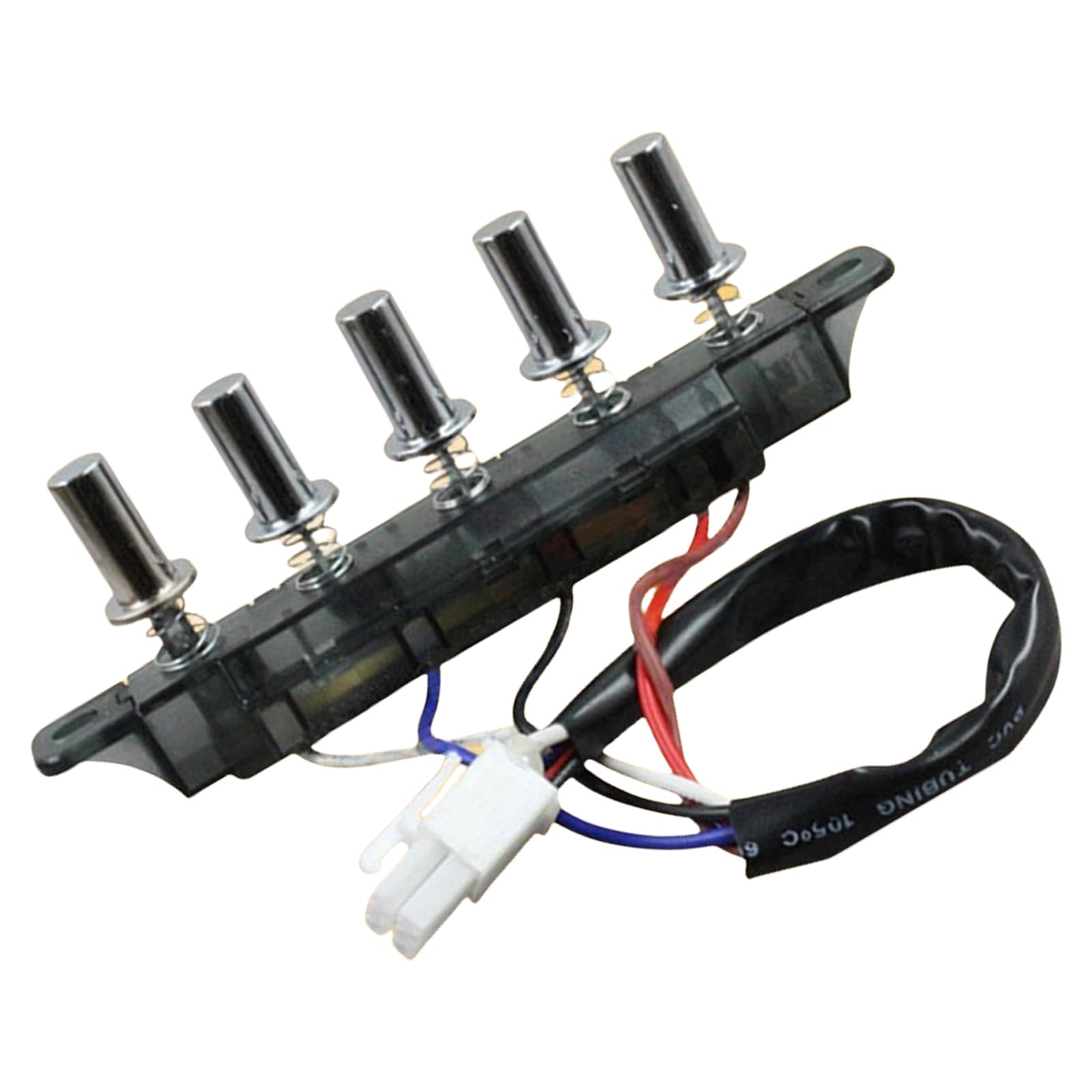 RAFGALDEX Board Switches Pushbutton Switches Piano Type Board Kitchen Exhaust Fan Control for Household Appliances Ranges Hood Button Replacement