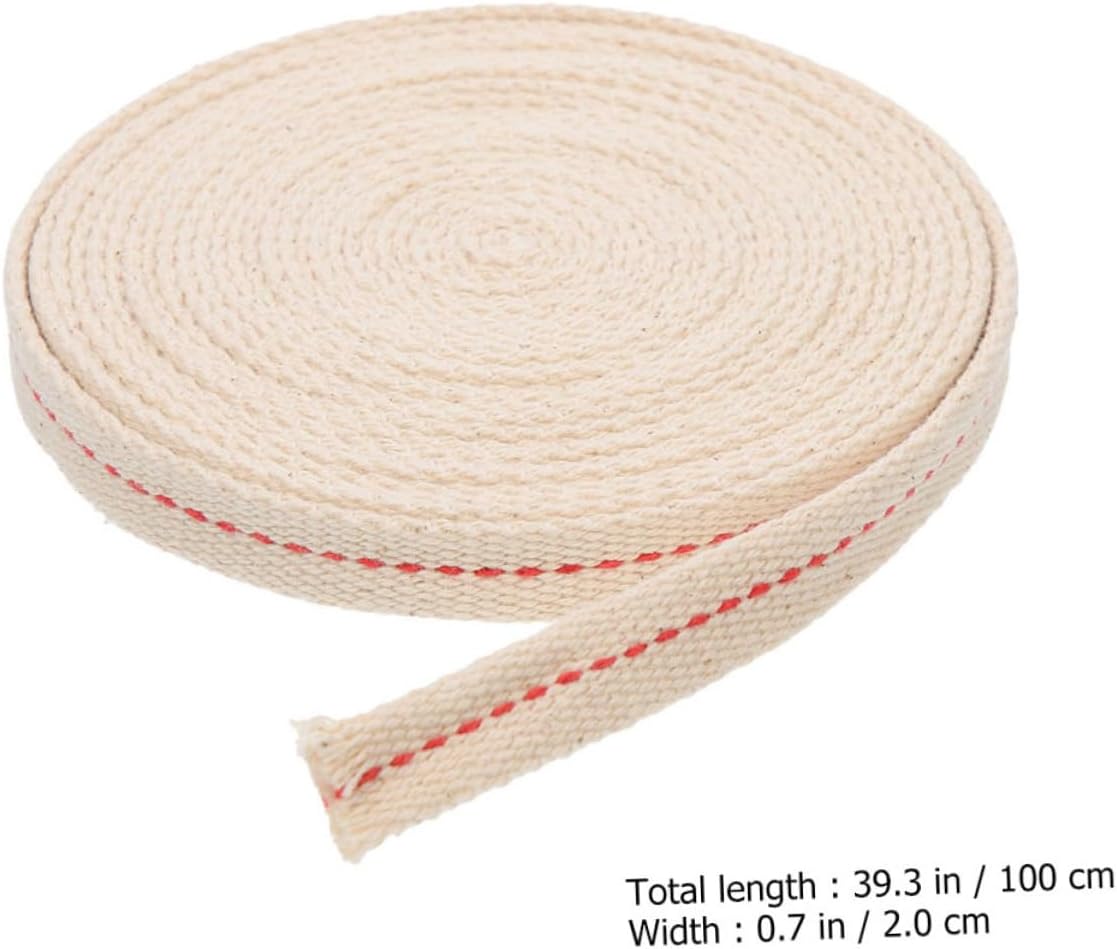 1 Roll Kerosene Cotton Wick for Oil Lamp Replacement Wicks for Lanterns Temple Oil Lamps Cotton Kerosene Wicks 2cm Wide
