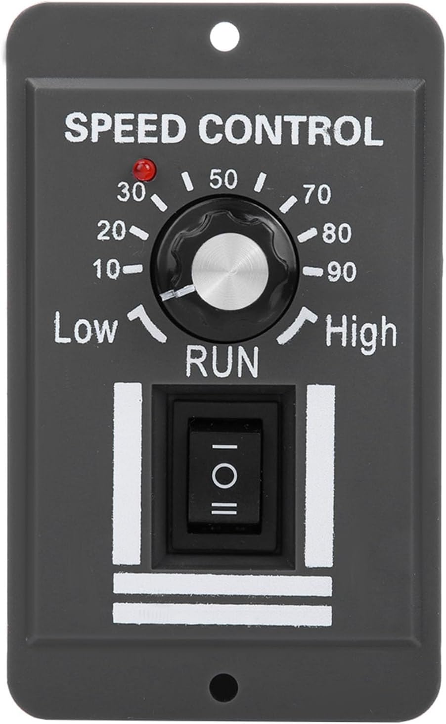 Cryfokt Compact DC Regulator Speed Motor Controller 12-60V 20A with Easy Knob Control for Brush Motor Rotation