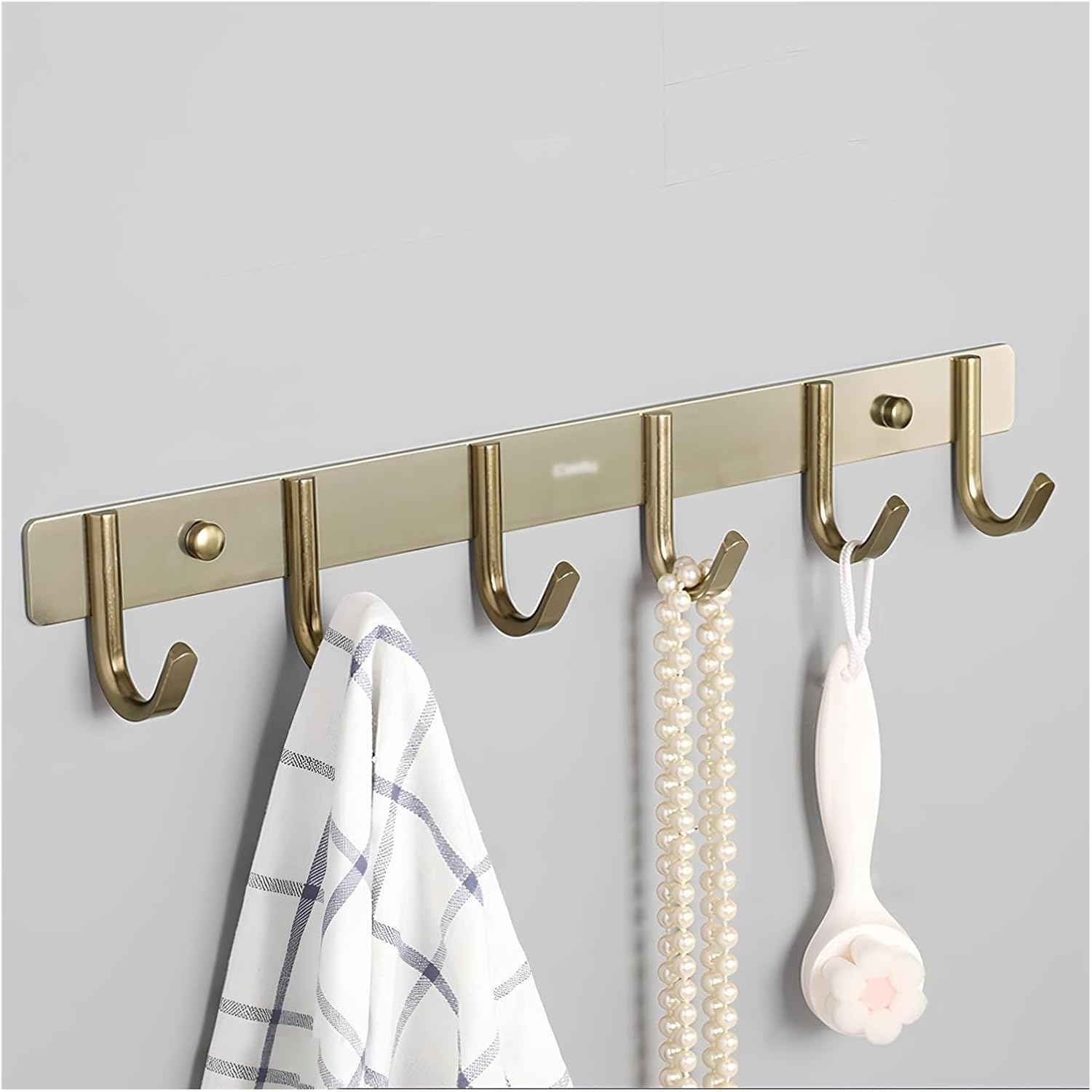 Perchero de pared resistente de aluminio inoxidable duradero