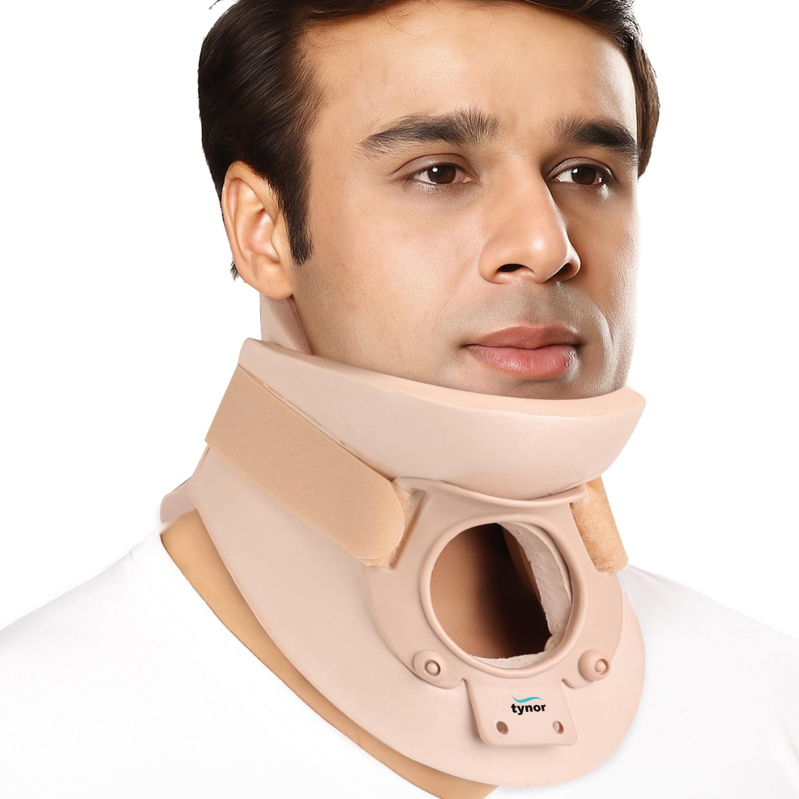 Tynor Cervical Orthosis (Philadelphia) Ethafoam, for Neck Support & Pain Relief | for Post-Surgery, Injury & Arthritis | Comfortable & Durable for Men & Women | Pack of 1 (Beige, Medium)-picture-28