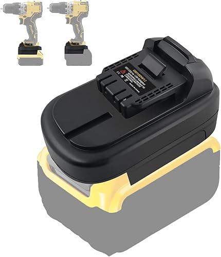 Adaptador de batería Dewalt de 20 V a 12 V MAX, convertir para batería Dewalt de 20 V a para herramientas de batería Dewalt 12V DCB12V