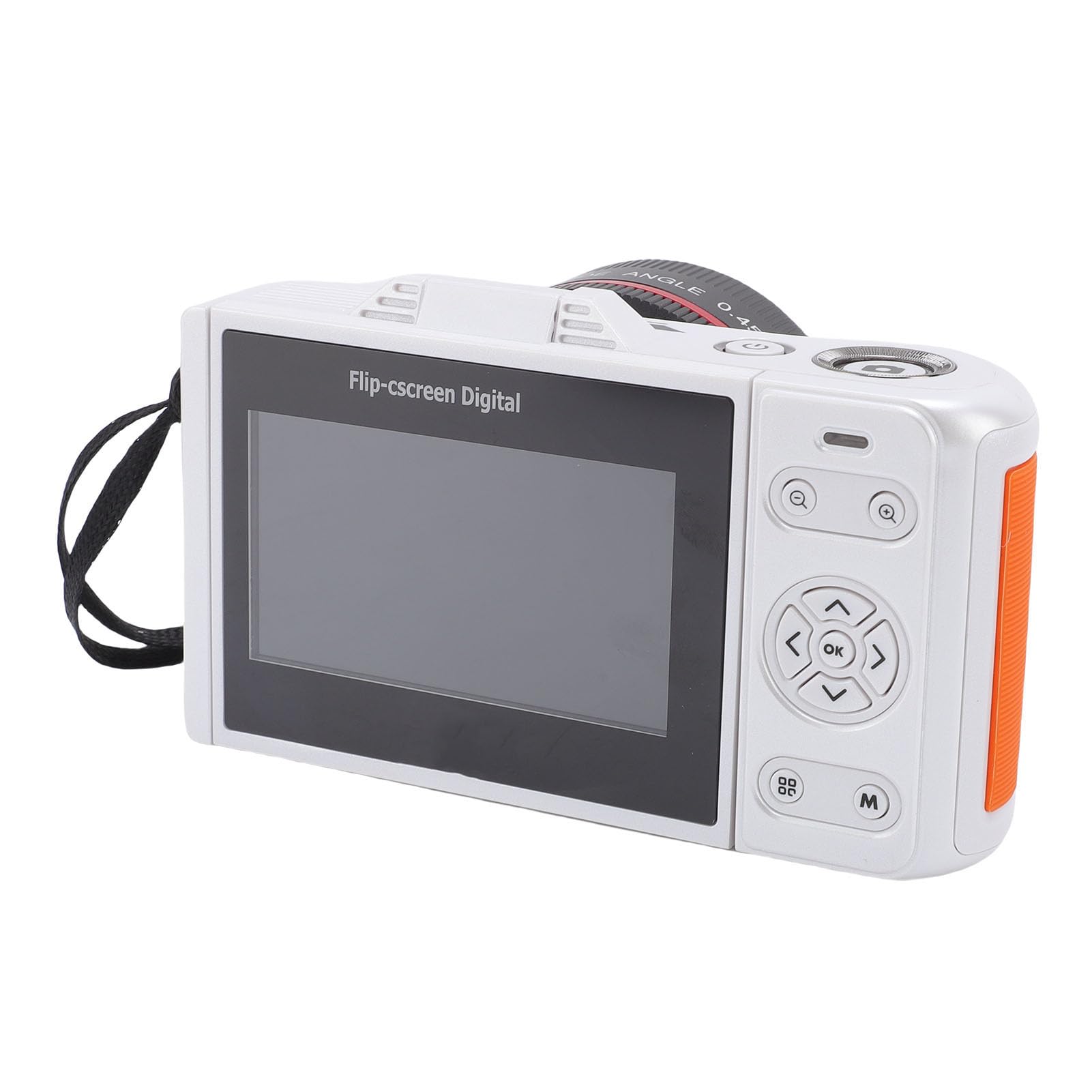 SENECESLI Fotocamera Digitale 4K Fotocamera Digitale HD da 64MP per Fotografia 18x Zoom Anti Shake Auto Focus e Compatto Portatile per Principianti (Bianco)
