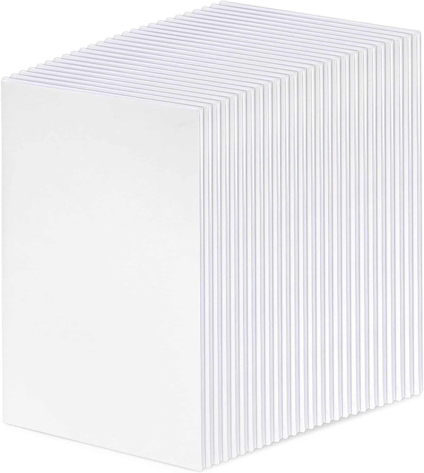 Paper Junkie Sketch Book for Kids - 24-Pack, A5, 5.5 x 8.5 In, White, Unlined - Travel Journal & Drawing Notebook in Bulk - Mini Sketchbook for Kids & Students