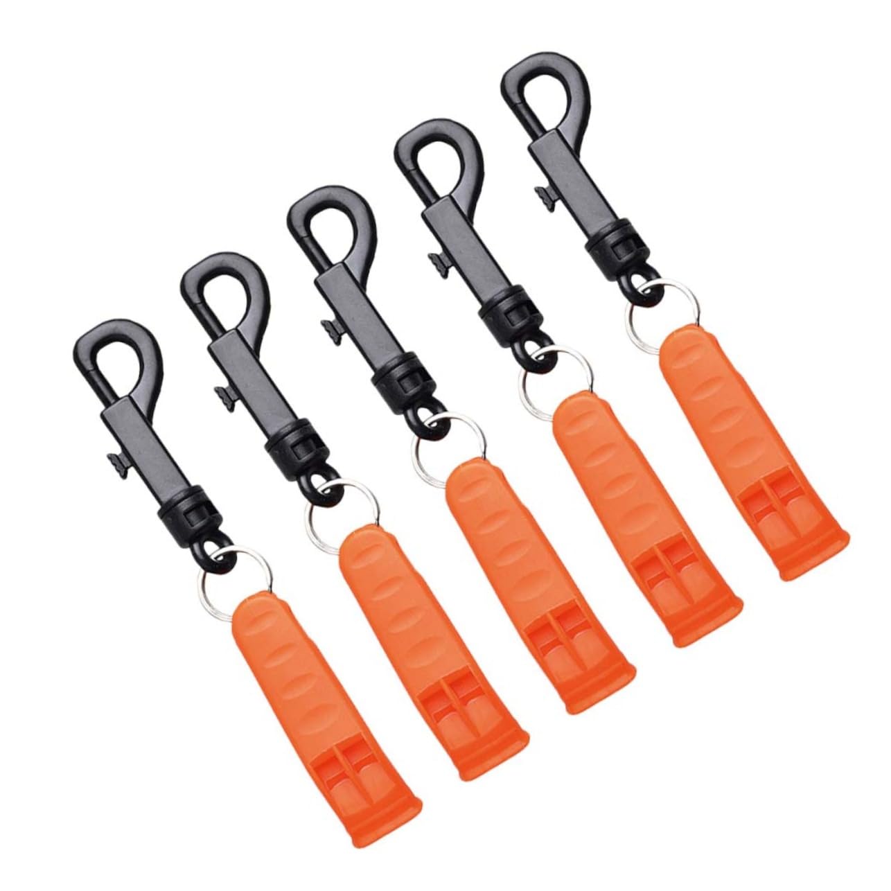 YARNOW Fischietto D'emergenza Essentials da Campeggio Partite Sopravvivenza Escursionistica Emergenza Fischio Fischietto da Campeggio Fischio di Sicurezza Plastica Orange