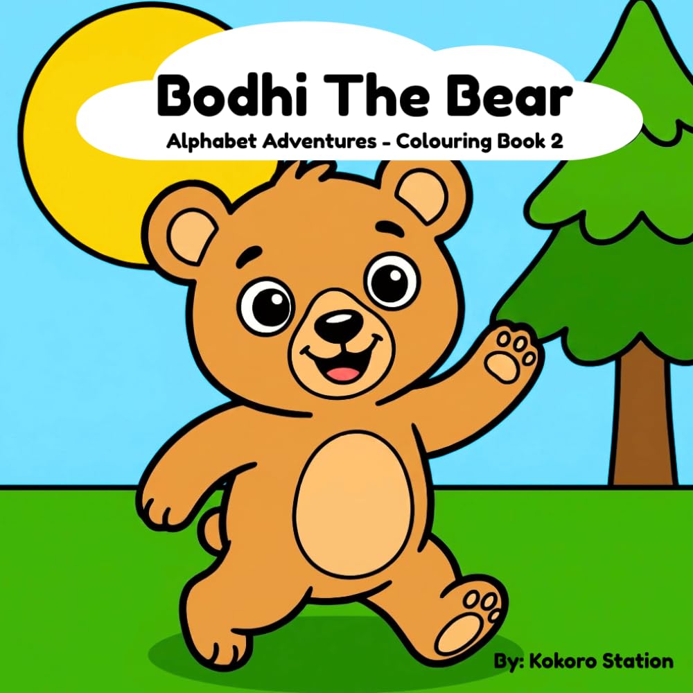 Bodhi The Bear: Alphabet Adventures - Colouring Book 2
