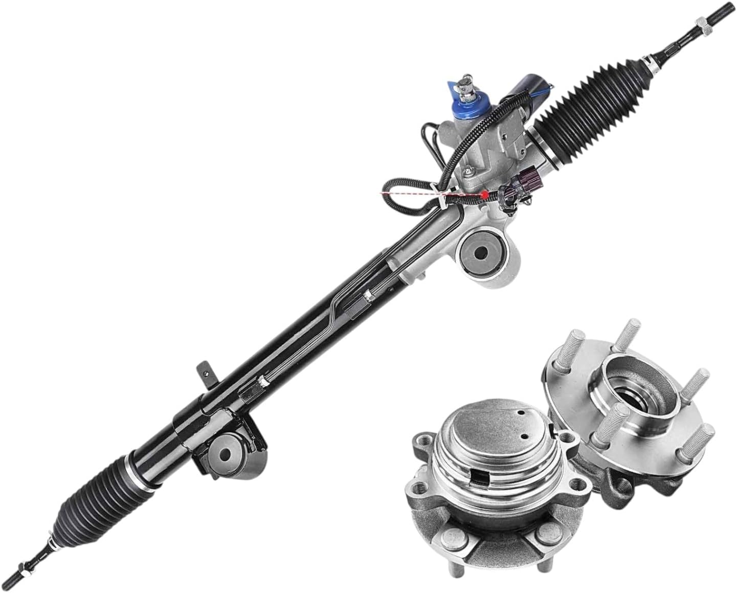 Replacement Parts for 3Pcs Rack and Pinion Hub Bearing Kit for INFINITI FX35 2009-2012 FX37 QX70 RWD Mod-AP88P-18220