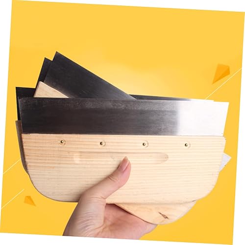 Miniatura 7 de CORHAD 5 piezas de herramientas de mango de aplicación calcomanías de pared de madera película de acero inoxidable rascador de vidrio vinilo de