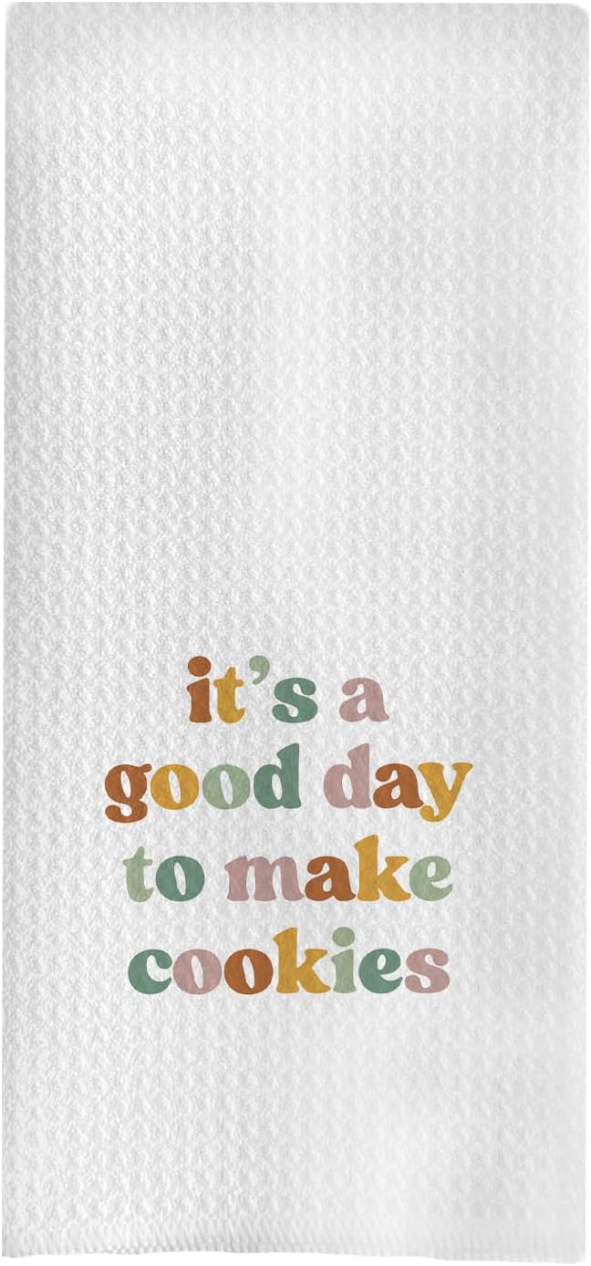Cute “It’s A Good Day To Make Cookies” Kitchen Towel (Under $20)