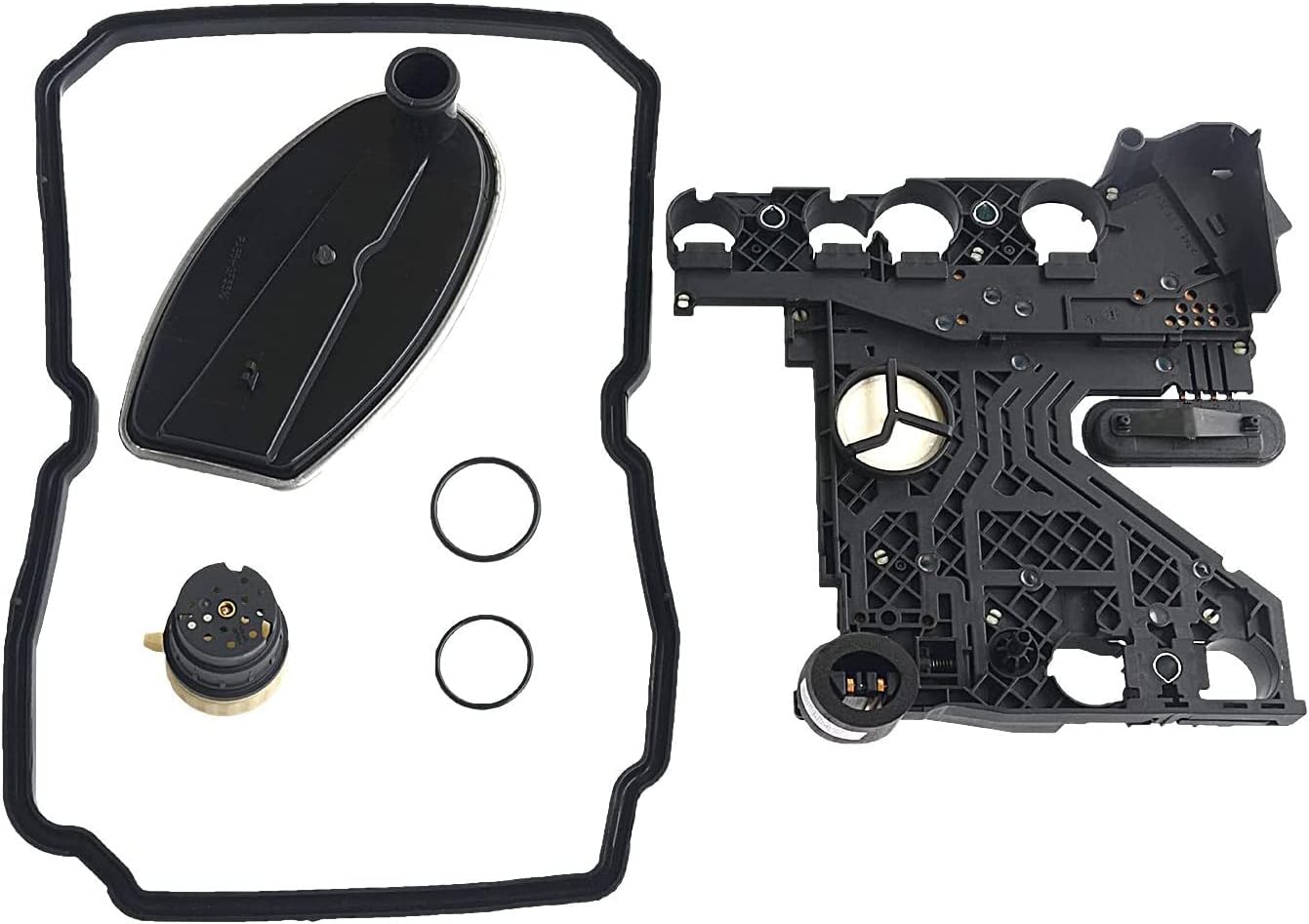 NEWZQ1402710080 Transmission Conductor Plate & Filter & Gasket & Connector Adapter Kit for Mercedes C240/C320 ML500 S430 SLK320