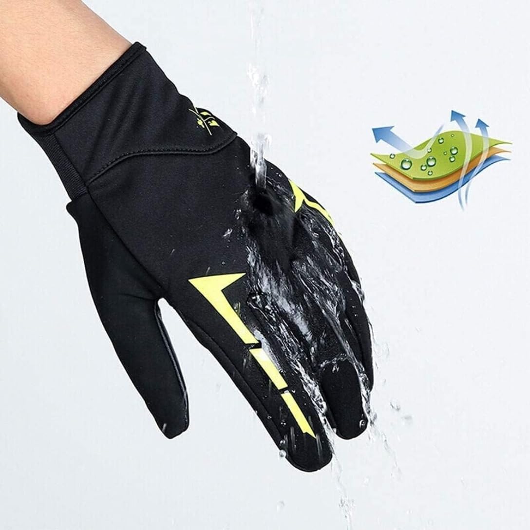 Guanti Bici Guanti da Ciclismo Guanti Da Bicicletta Full Finger-to-Bicycle Riding Touch Screen Mountain Road Bike Guanti per Bicicletta Guanti da Moto